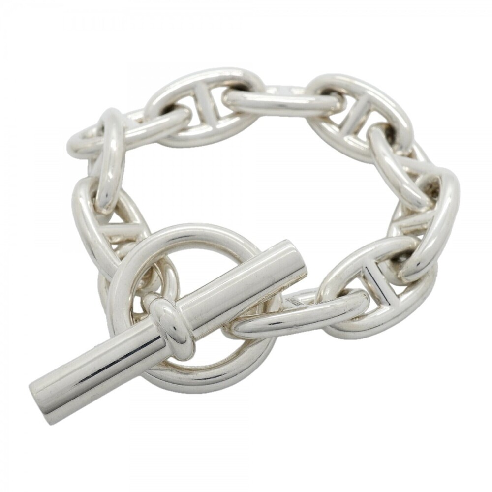 HERMES Silver Charm Bracelet